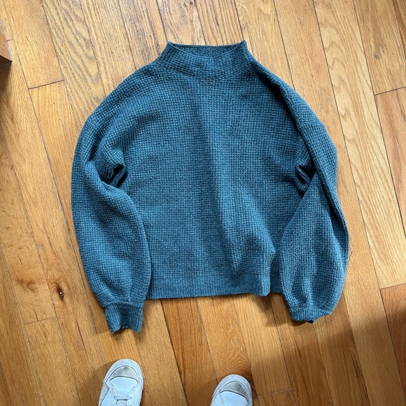 Pink Rose Sweaters - Mock neck sweater